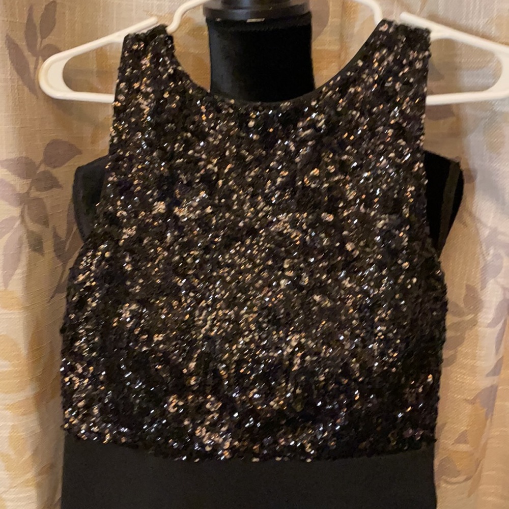 Forever 21 - Black Sequin top dress